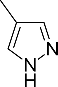 Fomepizole USP IP molecular structure